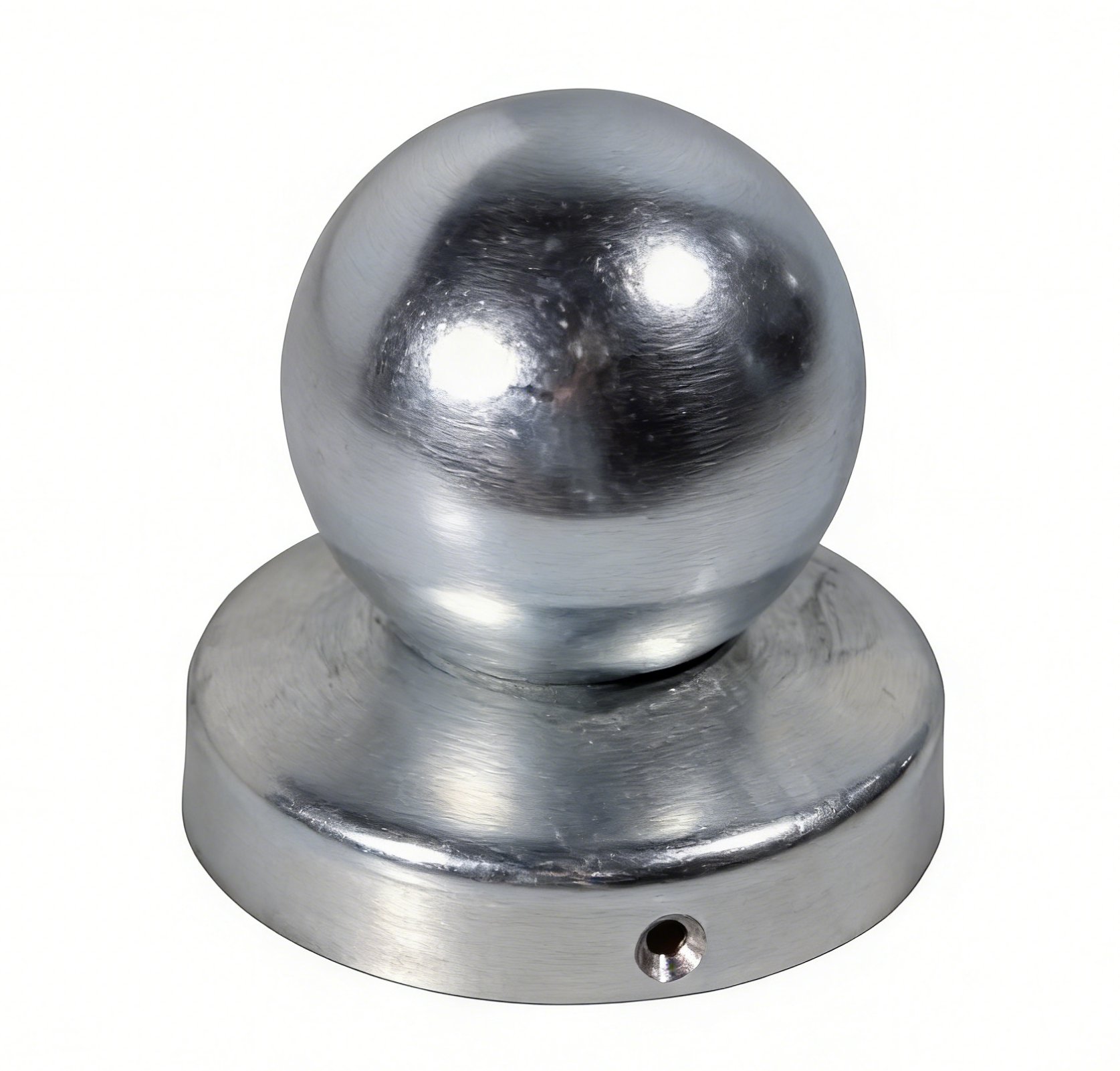Decorative Ball Post Cap with Round Base
