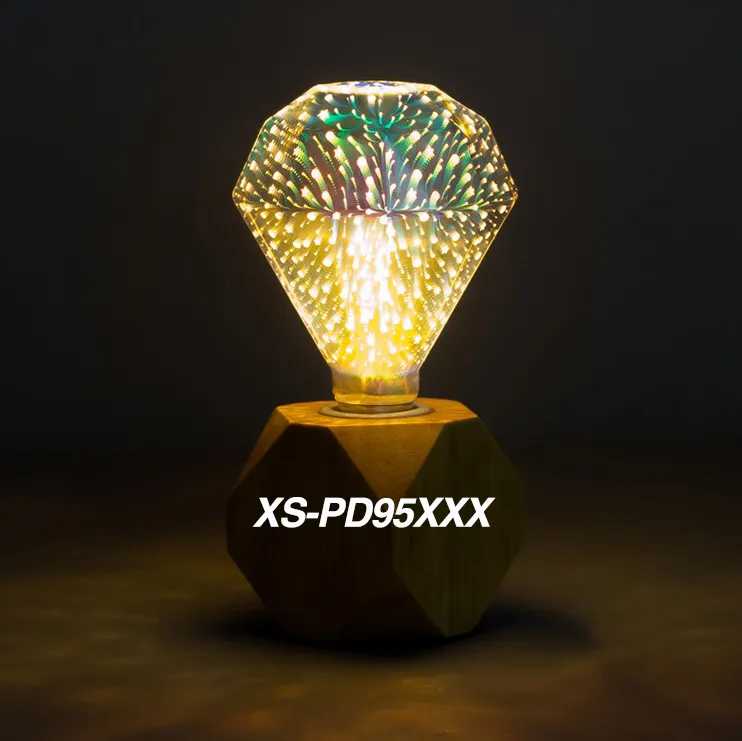 Rainbow Color-Changing Glass LED Bulb