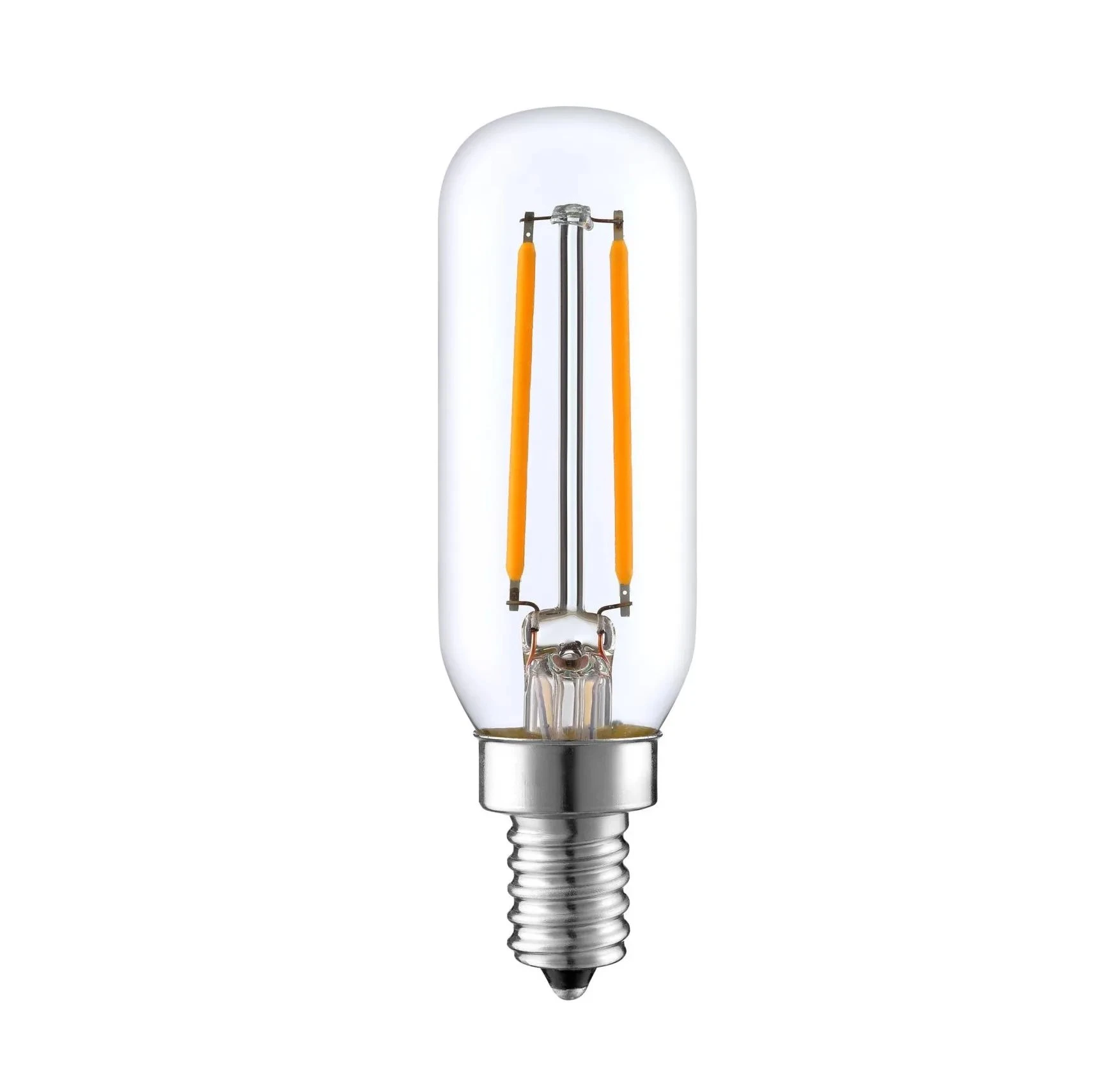 T-Series Vintage LED Filament Tube Bulb — 180–265V / 2W / E14 / 2200K