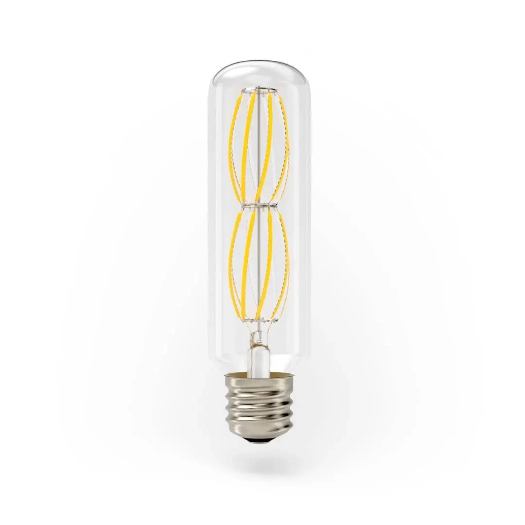 T-Series Vintage LED Filament Tube Bulb — 180–265V / 6W / E27 / 3000K